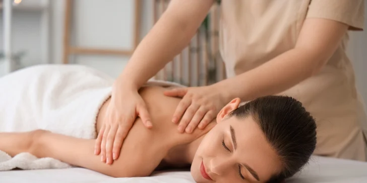 Relaxačná masáž tela, krčnej chrbtice i pleti alebo darčekový voucher