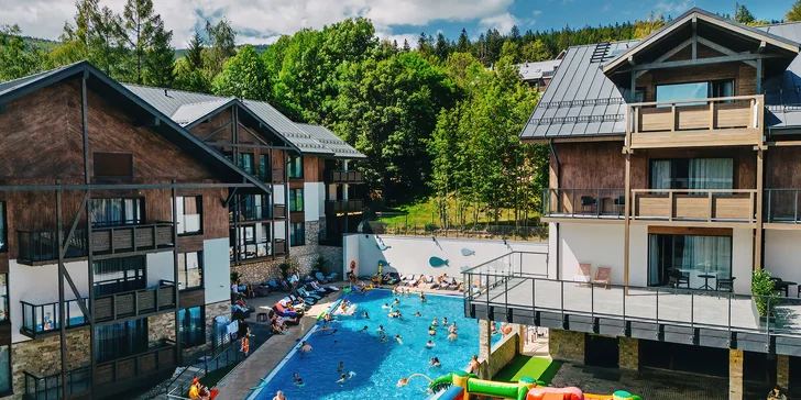 Świeradów-Zdrój: krásne nové apartmány, moderný wellness, strava