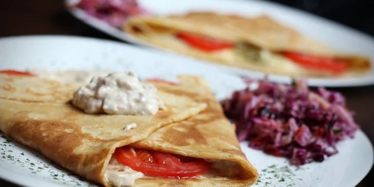 Holandská sladká alebo slaná MAXI palacinka