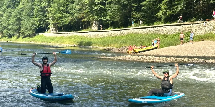 Zažite adrenalínový paddleboarding na Dunajci