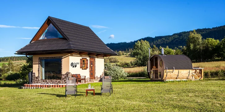 Romantický pobyt v obklopení prírody so súkromným wellness + bicykle zdarma