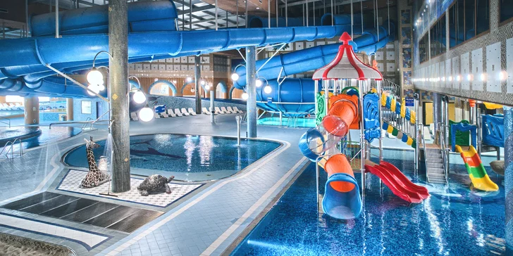 Rodinný pobyt pri Mazurských jazerách: hotel s aquaparkom aj plnou penziou