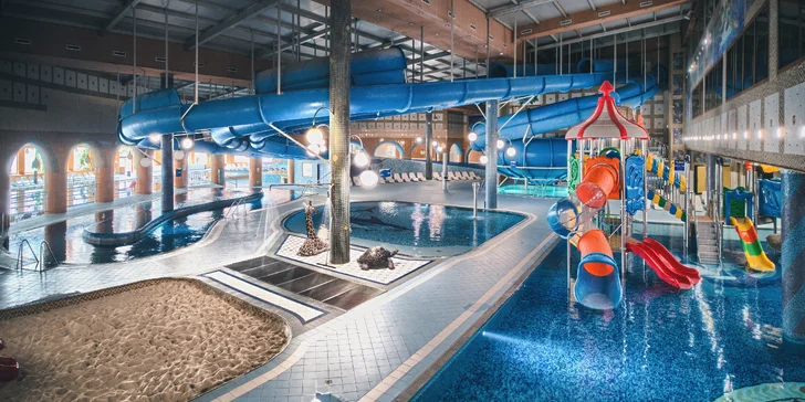 Rodinný pobyt pri Mazurských jazerách: hotel s aquaparkom aj plnou penziou