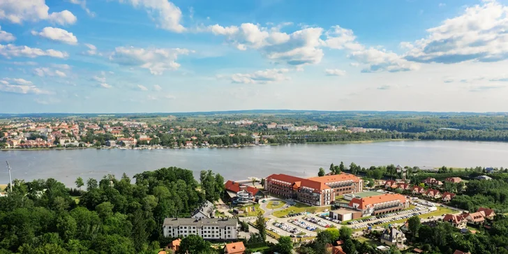 Luxusný 5* rezort pri Mazurských jazerách: obrí aquapark so saunami, polpenzia aj spa procedúry