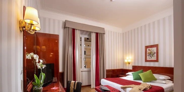 Dovolenka v Ríme: elegantný hotel s raňajkami a parádnym výhľadom kúsok od centra