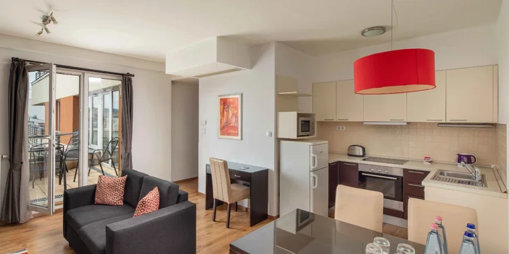 Oceňovaný rodinný apartmánový hotel v Budapešti: priestranné apartmány s terasou aj raňajkami