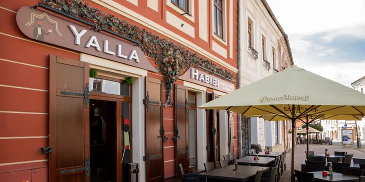 Ochutnávkový tanier sýrskej a libanonskej kuchyne