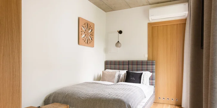 Apartmány priamo pri vrchu Szczyrk: neobmedzený vstup do wellness, víno aj raňajky