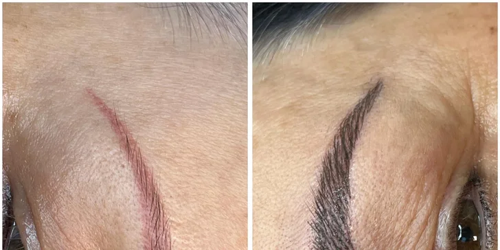 Minitetovanie, microblading, akvarelové pery či púdrové obočie s korekciou v cene v Em Artist Studio