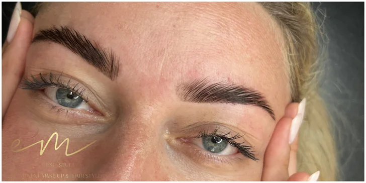 Minitetovanie, microblading, akvarelové pery či púdrové obočie s korekciou v cene v Em Artist Studio