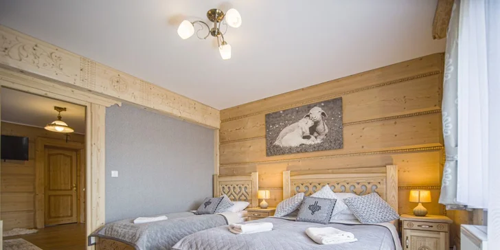 Priestranné rodinné apartmány až pre 8 osôb v blízkosti pohoria Gubalówka