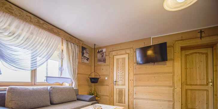 Priestranné rodinné apartmány až pre 8 osôb v blízkosti pohoria Gubalówka