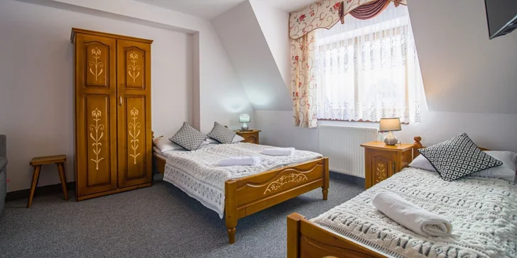 Priestranné rodinné apartmány až pre 8 osôb v blízkosti pohoria Gubalówka