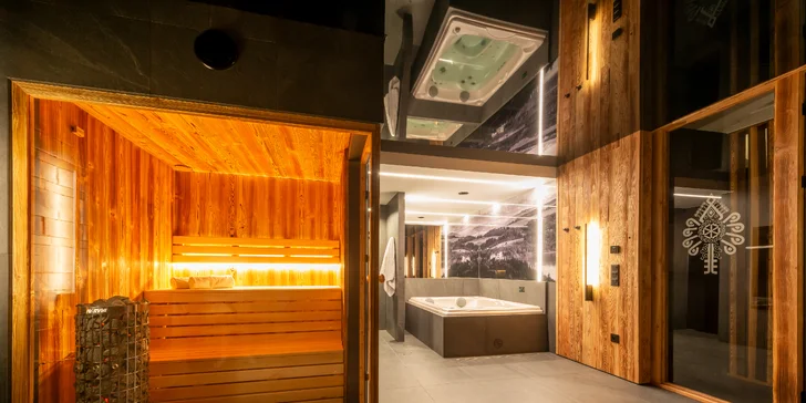 Luxusné apartmány s vlastnou saunou aj vírivkou: výhľad na hory, raňajky až k dverám