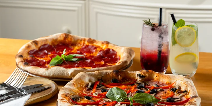 2 pizze a 2 limonády podľa vašej voľby v Luca Restaurant