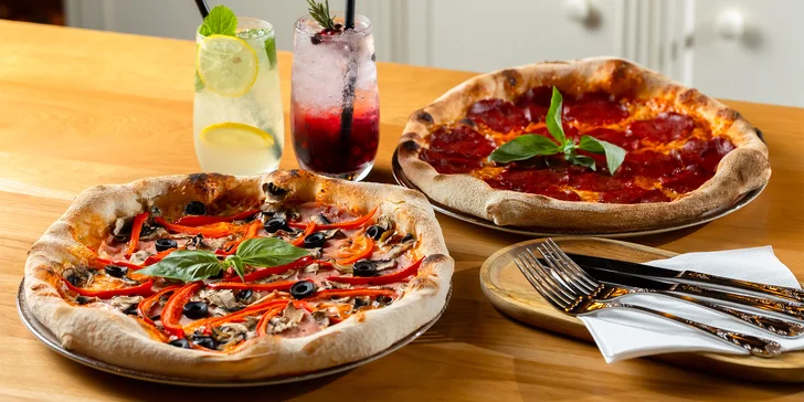 2 pizze a 2 limonády podľa vašej voľby v Luca Restaurant