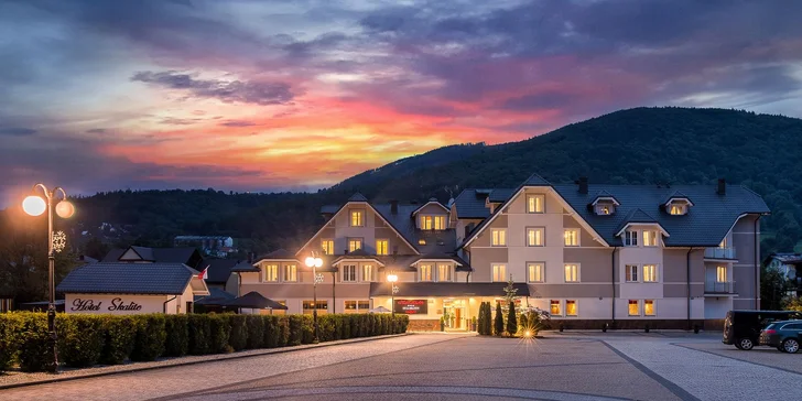 Poľské Beskydy: neobmedzený wellness, strava, špičkové zázemie pre rodiny s deťmi, až 2 deti zdarma