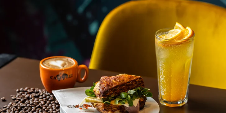 Cafe Frei: Káva, sendvič a limonáda alebo ochutnávka kávy