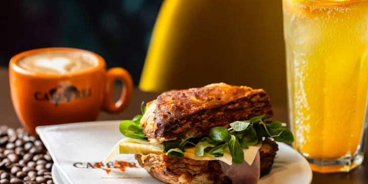 Cafe Frei: Káva, sendvič a limonáda alebo ochutnávka kávy
