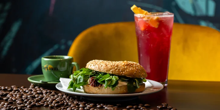 Cafe Frei: Káva, sendvič a limonáda alebo ochutnávka kávy
