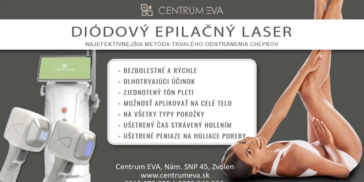 Laserová epilácia: Zbavte sa chĺpkov natrvalo