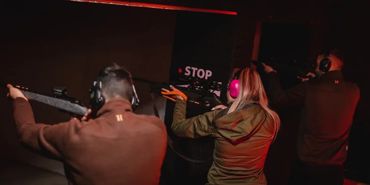 Zážitková streľba v streleckom kine aj bez zbrojného preukazu až pre 4 osoby