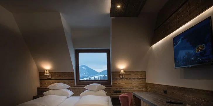 Rodinný penzión s nádherným výhľadom na Belianske Tatry: polpenzia aj neobmedzený wellness