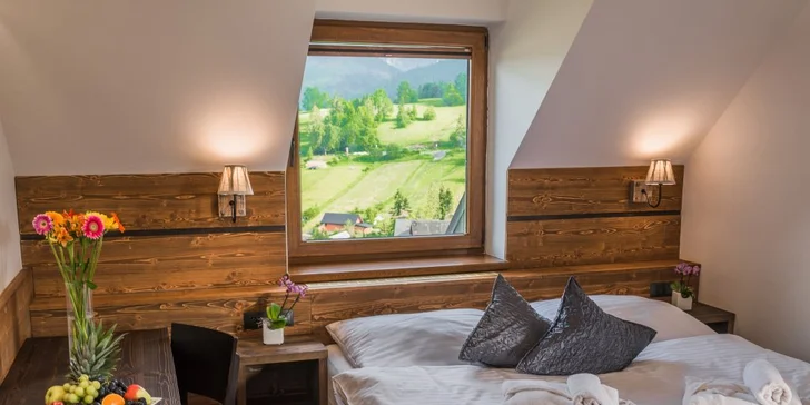 Rodinný penzión s nádherným výhľadom na Belianske Tatry: polpenzia aj neobmedzený wellness