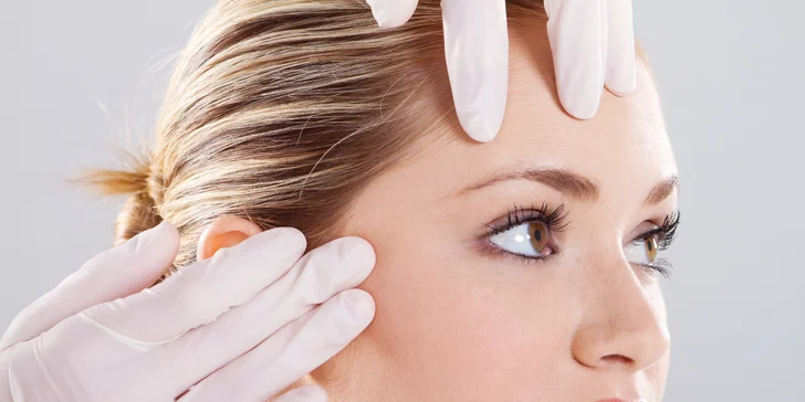 Lifting čela a viečok: Operácia horných viečok alebo Direct browlift s efektom blefaroplastiky