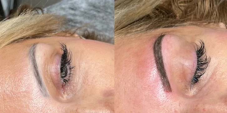 Permanentný make-up obočia alebo pier v salóne Forever Beauty