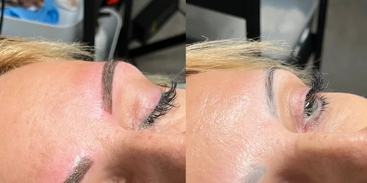 Permanentný make-up obočia alebo pier v salóne Forever Beauty