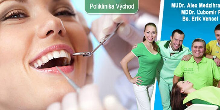 Dentálna hygiena s pieskovaním a konzultáciou
