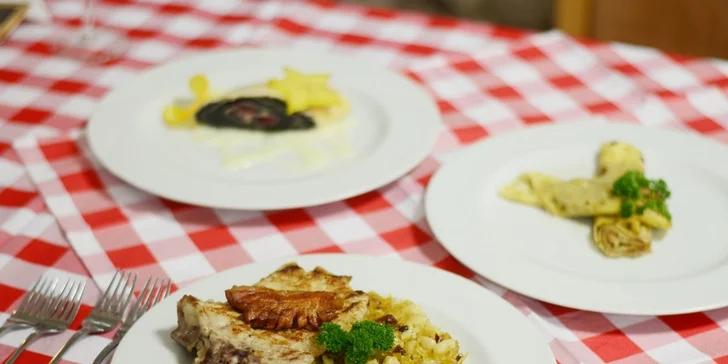 Menu z tradičnej slovenskej kuchyne