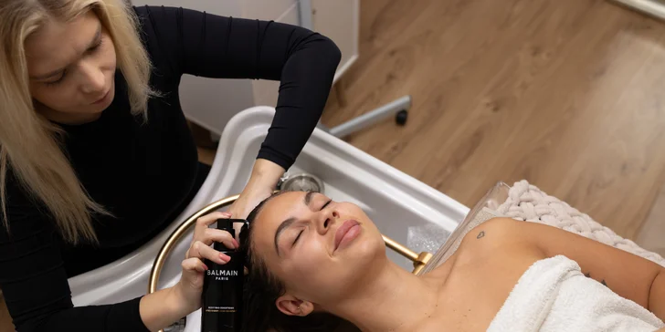 Head Spa s LED terapiou alebo mezoterapiou pre pokožku hlavy a vlasov v Anzu Cosmetics