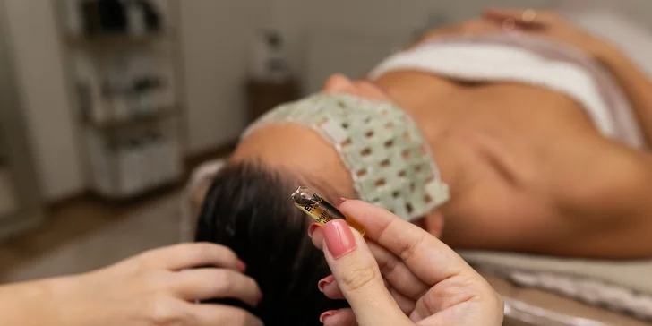 Head Spa s LED terapiou alebo mezoterapiou pre pokožku hlavy a vlasov v Anzu Cosmetics
