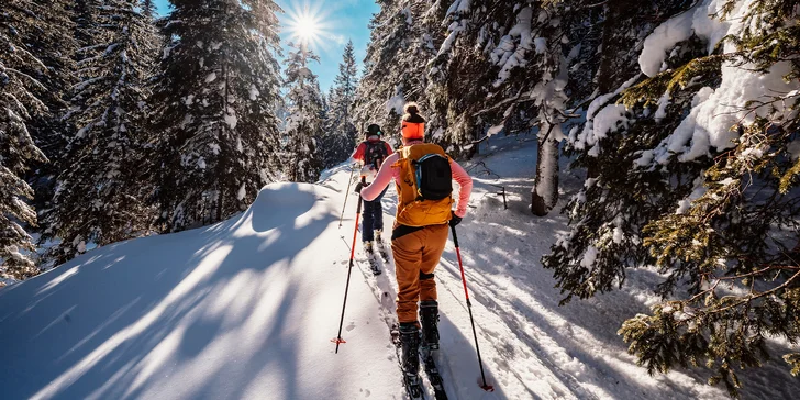 Vysokohorská turistika na lyžiach: Vyskúšajte skitouring vo Vysokých Tatrách