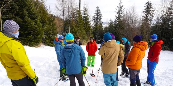 Túry na snežniciach: Hrebeňom Spišskej Magury, Žabie plesá alebo večerný výlet na Hrebienok