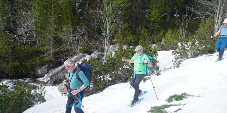 Túry na snežniciach: Hrebeňom Spišskej Magury, Žabie plesá alebo večerný výlet na Hrebienok