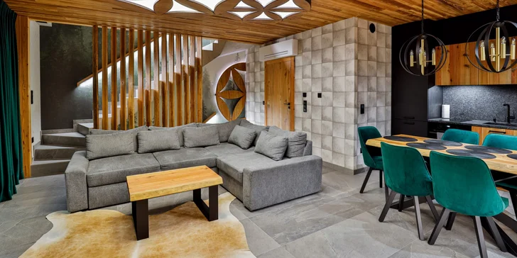 Luxusné apartmány s vlastnou saunou aj vírivkou: výhľad na hory, raňajky až k dverám