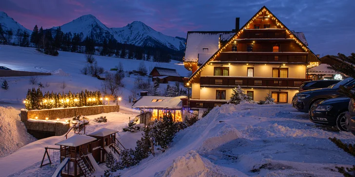 Oddychový pobyt pod Belianskymi Tatrami: polpenzia aj neobmedzený wellness