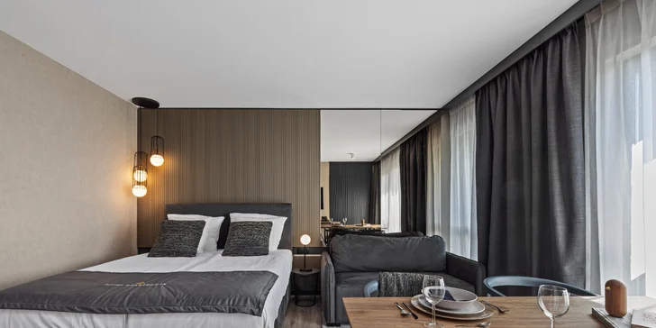 Gdansk: pobyt v modernom apartmáne 5 km od Starého Mesta, možnosť raňajok na izbu