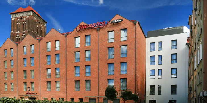 Hampton by Hilton priamo v centre Gdanska: špičková polpenzia