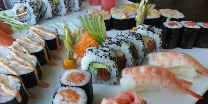 Znamenité SUSHI v Sushihanil - 28 kúskov