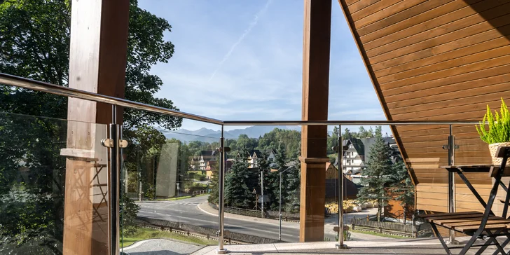 Tatry ako na dlani, priamo z vašej terasy v poľských apartmánoch v Zakopanom
