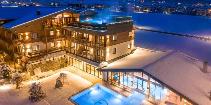 Krásny hotel v Tirolsku: polpenzia plus, neobmedzený wellness s infinity bazénom, výlety aj lyže