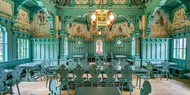 Jurkovičove útulne na Pustevnách: pobyt s raňajkami aj večerou vo valašskej reštaurácii Libušín