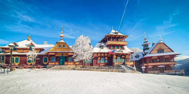 Jurkovičove útulne na Pustevnách: pobyt s raňajkami aj večerou vo valašskej reštaurácii Libušín