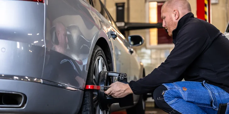 Geometria kolies s diagnostikou a nastavením obidvoch náprav