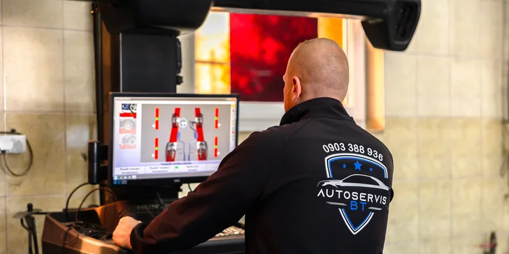 Geometria kolies s diagnostikou a nastavením obidvoch náprav