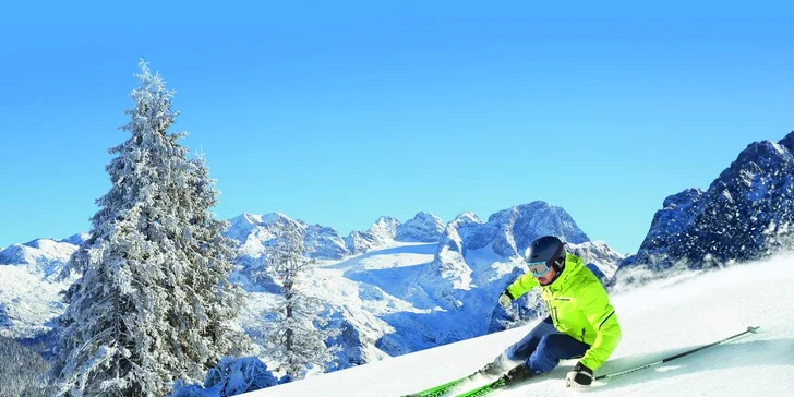 Rakúske Alpy: hotel s výhľadom na oblasť Dachstein, raňajky, wellness a lyžovanie